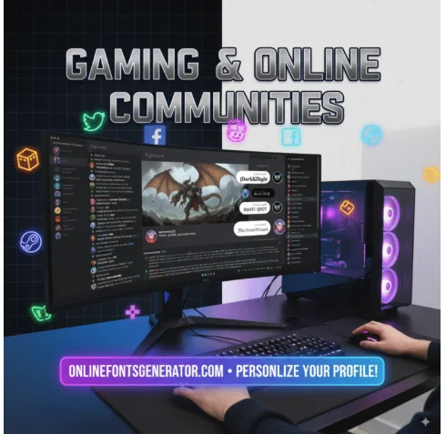 Use fancy fonts in gaming