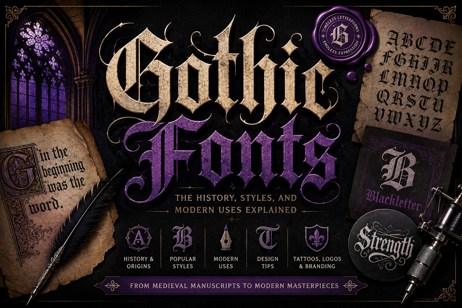 What Is a Gothic Font? History, Types, and Modern Uses of Gothic ...