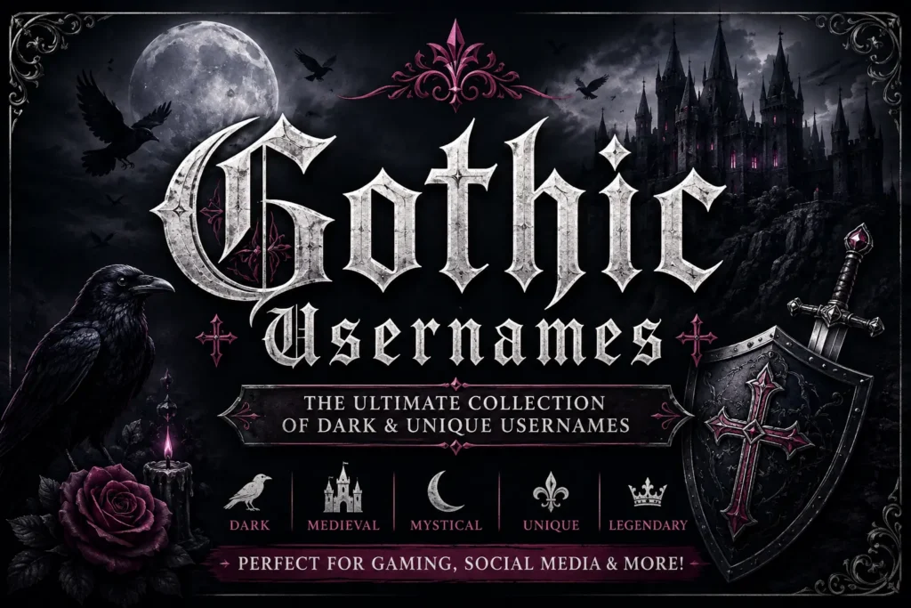 gothic usernames