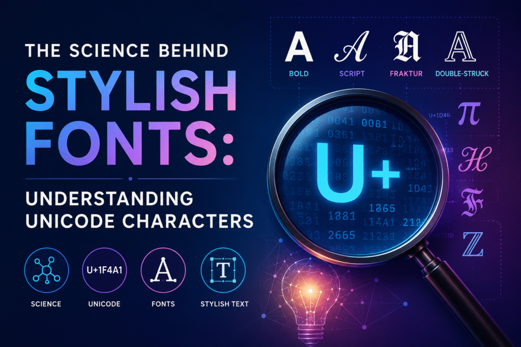 The Science Behind Stylish Fonts: Understanding Unicode Characters 1 ChatGPT Image Jun 24 2026 01 33 04 PM
