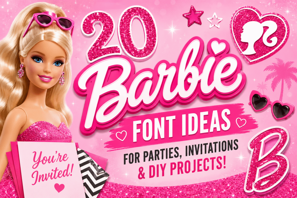 20 Barbie Font Ideas for Parties, Invitations & DIY Projects 2 ChatGPT Image Jun 24 2026 12 50 22 PM